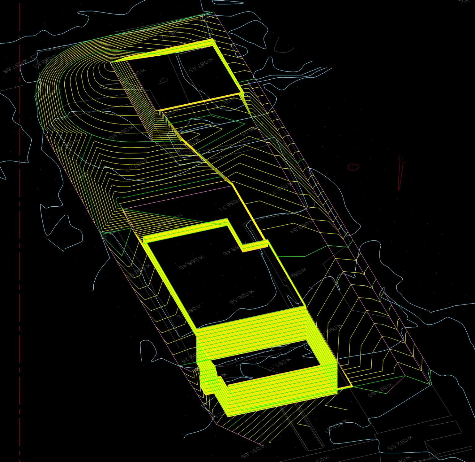 W Mendocino Ave Drainage Design for an Altadena Fire Rebuild