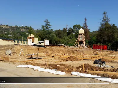 Chevy Chase Country Club project in Glendale - Grading for a commercial building in Glendale.