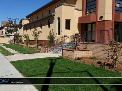 Christian Life Church project in Glendale - Grading and LID for new Church on sloped lot in Glendale.