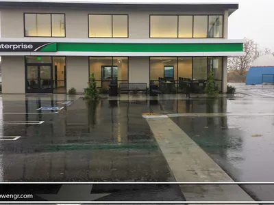 Enterprise Rent-A-Car project in Santa Clarita - Grading for a commercial building in Santa Clarita.