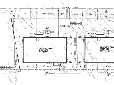 Residential on Las Flores Drive project in Altadena - Drainage Plans and Hydrology Report for fire rebuild.