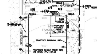 W Mariposa Drainage Plan - From Existing Conditions to Final Design