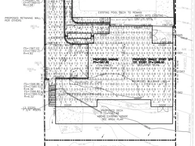 Wapello Street earthwork exhibit for Altadena downslope fire rebuild