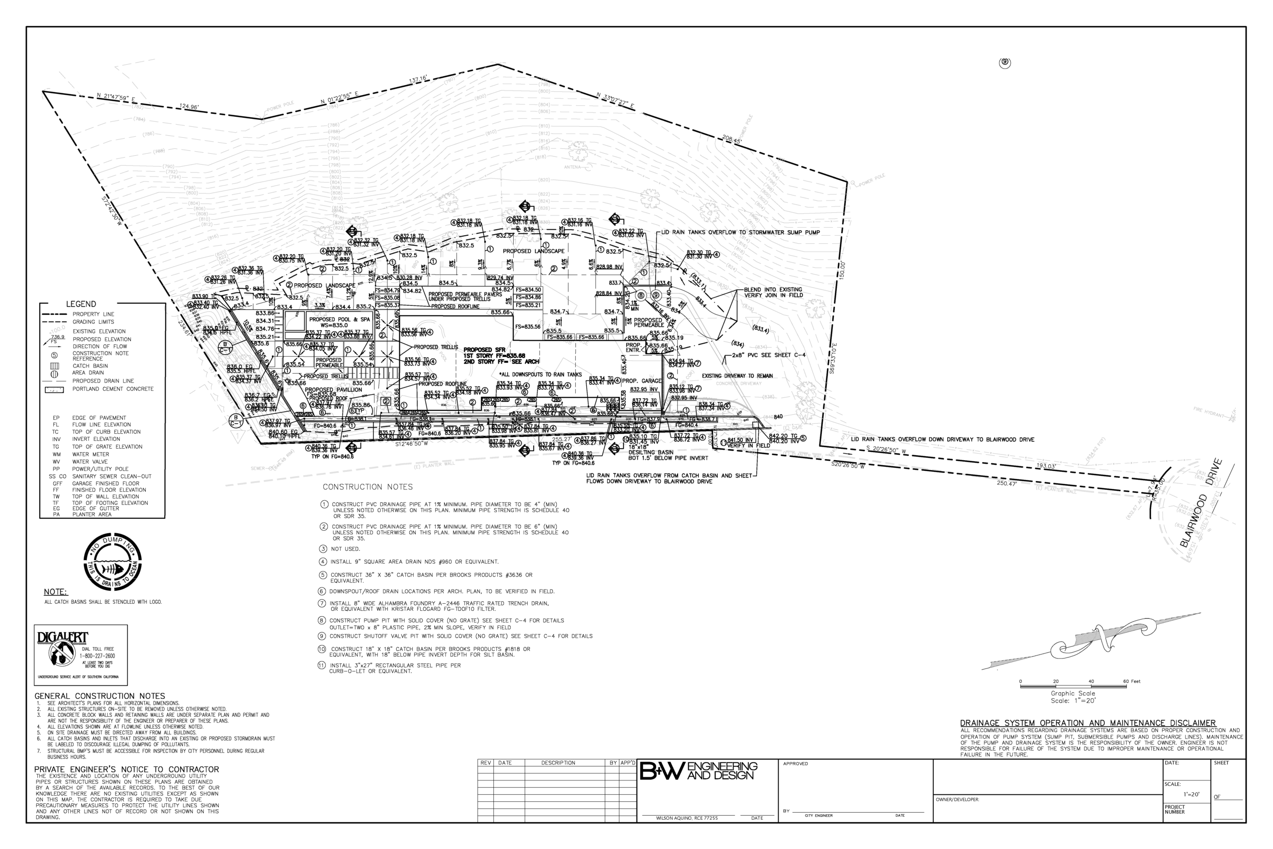 Studio City Grading Plan