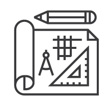 Grading Plans Icon - A graphical symbol signifying grading plan services